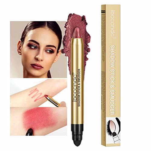 Lidschattenstift - Doppelseitiger wasserfester Lidschattenstift | Langlebiger Aufheller, Lidschattenstift, Lidschatten-Highlighter-Stick, Make-up-Tool Pekmar von PEKMAR