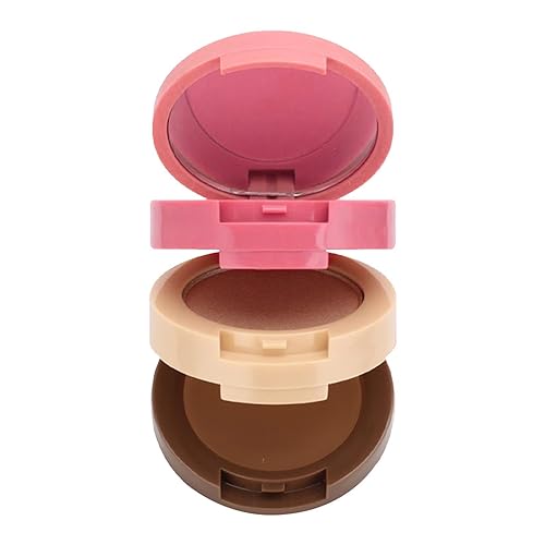 Make-up-Paletten für Frauen | Highlight Blush Powder Contour Palette - Rouge-Puder-Konturpalette 3-in-1, Gesichtspalette, Highlighter, Make-up-Puder, wasserfest für Frauen Pekmar von PEKMAR