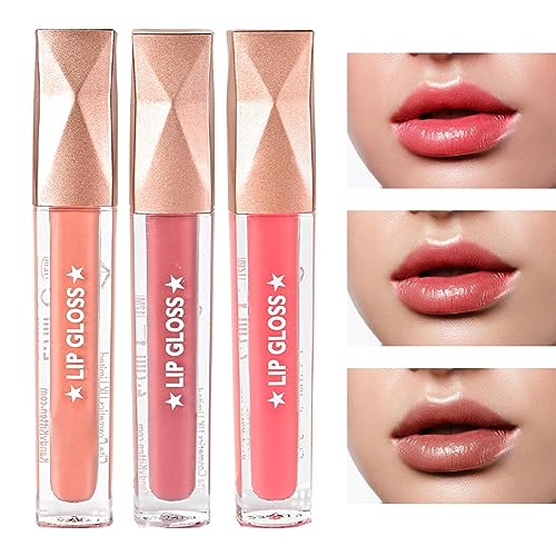 Nicht klebriger Lipgloss - Glossy Lip Tinted Moisturizing Lip Plumping Gloss | pigmentierter flüssiger Lippenstift, langlebige, nicht klebrige Lippenglasur für sexy, bezaubernde Lippen, Pekmar von PEKMAR