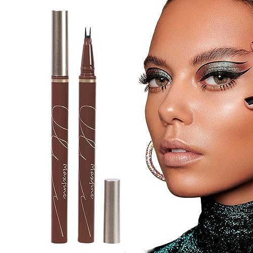 PEKMAR Unterer Wimpernstift mit doppelter Spitze,Flüssigstift mit extrem feiner Spitze - Dünner Eyeliner für präzises Auftragen, überraschendes Geschenk für Beauty-Enthusiasten Einer Freundin von PEKMAR