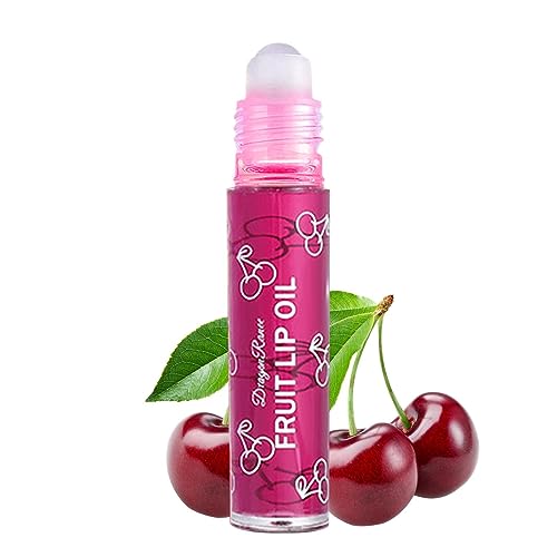 Roller Lipgloss, Lippenglanzöl mit fruchtigen Aromen, Glänzendes Lippen-Make-up für Kinder, transparent und feuchtigkeitsspendend, für Frauen und Mädchen Pekmar von PEKMAR