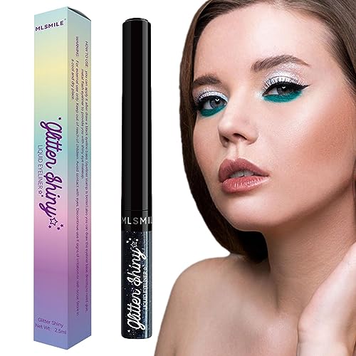 Schimmernder Glitzer-Lidschatten - Pearl Liquid Eyeliner Augenschönheitsprodukt,Funkelndes und schimmerndes Augen-Make-up, Glitzer-Gel-Lidschatten-Flüssigkeit für Geschenke zum Geburtstag, Pekmar von PEKMAR