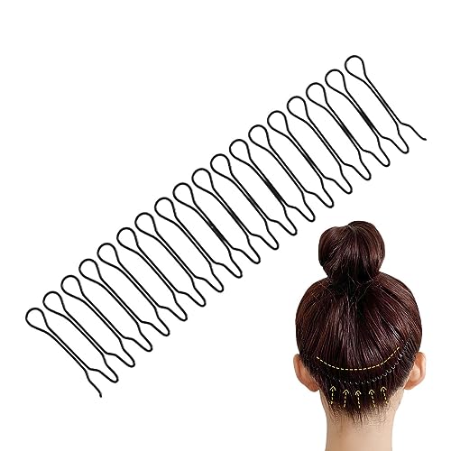 Unsichtbarer Fixierkamm für fragmentiertes Haar,Dehnbarer unsichtbarer Haarfixierer - Haar-Hochsteckfrisur-Styling-Werkzeug, dekorativer Mini-Pony-Halter für Damen- und Mädchenfrisuren, Pekmar von PEKMAR