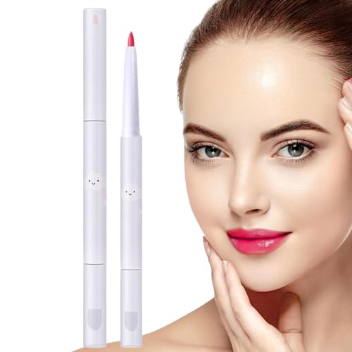 Wasserfester Lipliner, Wasserbeständiger, nicht klebender Lipliner mit 2 einziehbaren Enden, Damen-Alltagskosmetik für Bars, Shows, Zuhause, Salon, Party, Hochzeit Pekmar von PEKMAR