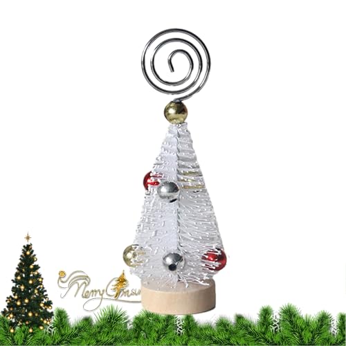 Weihnachtsbaum-Notizhalter,Desktop-Fotohalter mit Tannennadel-Design | Tischdekoration für Couchtisch, Esstisch, Arbeitstisch, Nachttisch, Computertisch Pekmar von PEKMAR