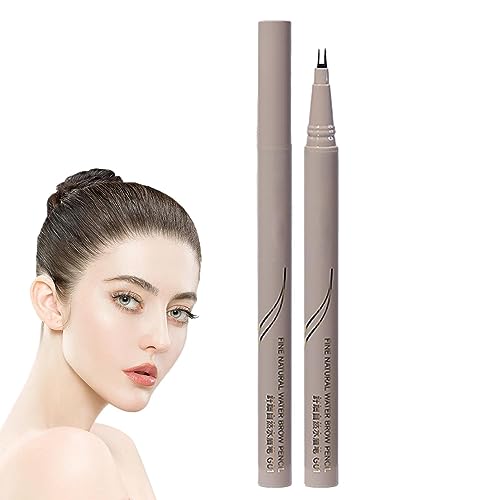 Wimpernstift mit doppelter Spitze - Schnell trocknender wasserfester Eyeliner-Stift mit doppelter Spitze - Flüssiger Augenbrauenstift, wischfester flüssiger Eyeliner, langlebiger Augenstift, Pekmar von PEKMAR