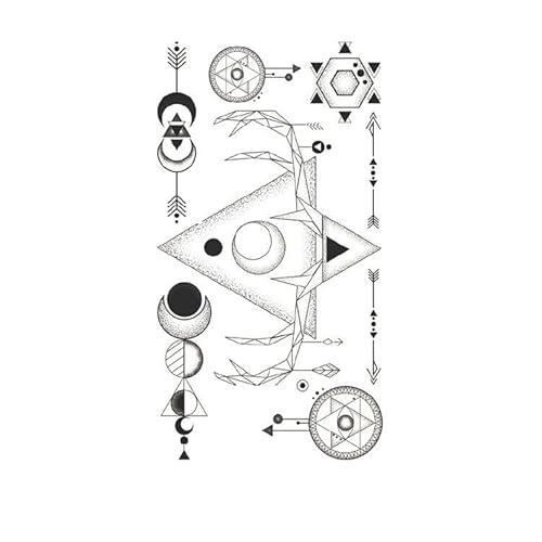 10 Stück Temporäre Tätowierung, Wasserdicht, Blumenarm, Temporäre Tätowierung, Transferaufkleber, Niedliche Hirsch-Aufkleber von PEKNUX