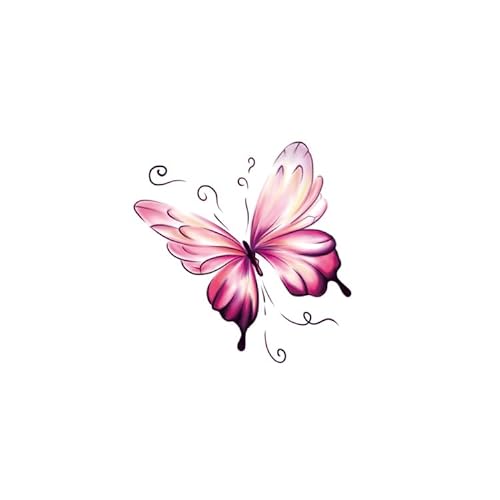 10 pcs Fake Tattoos Fantasie-Schmetterling Temporäre Tätowierung Frischer Antiker Handgemalter Aquarell-Knöchel Wasserdichter Weiblicher Aufkleber von PEKNUX