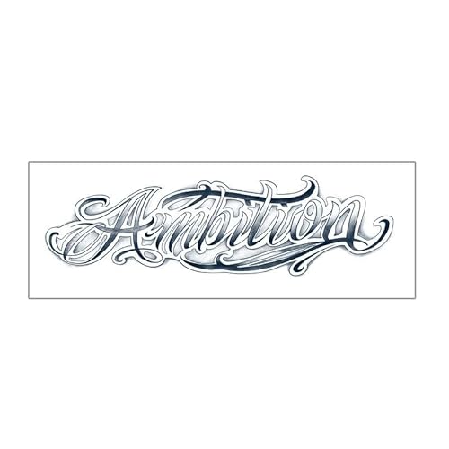 2 PCS Englische Alphabet-Kräuter-Blumen-Arm-Tattoo-Aufkleber Wasserdichtes Langlebiges Temporäres Saft-Tattoo Für Männer von PEKNUX