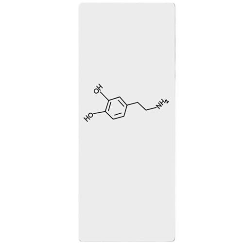 2 PCS Tattoo-Aufkleber Mit Chemischer Dopamin-Formel Für Männer Und Frauen Pflanzliche Wasserfeste Langlebige Semipermanente Temporäre Tattoos von PEKNUX