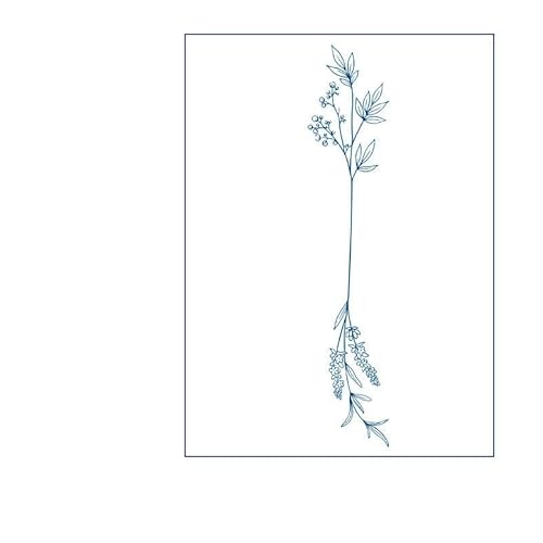 5 Pcs Kräuter Saft Blume Armband Wasserdicht Männer Und Frauen Armband Temporäre Tattoo Aufkleber Handgelenk Aufkleber Wasserdicht von PEKNUX