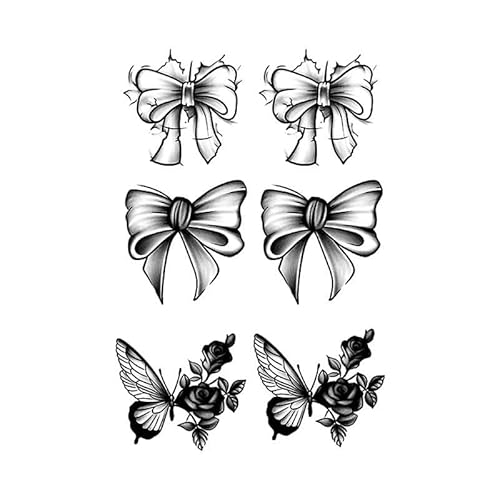 5 Pcs Pflanzliche Temporäre Tattoo Aufkleber Für Frauen Wasserdichte Langlebige Simulation Bogen Arm Simulation Tattoo von PEKNUX