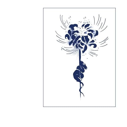 5 Stück Blumen-Arm-Saft Temporäre Tattoo-Aufkleber einfacher Blumen-Kompass englischer Buchstabe für Männer und Frauen wasserdicht langlebig simuliertes Kräuter-Tattoo von PEKNUX