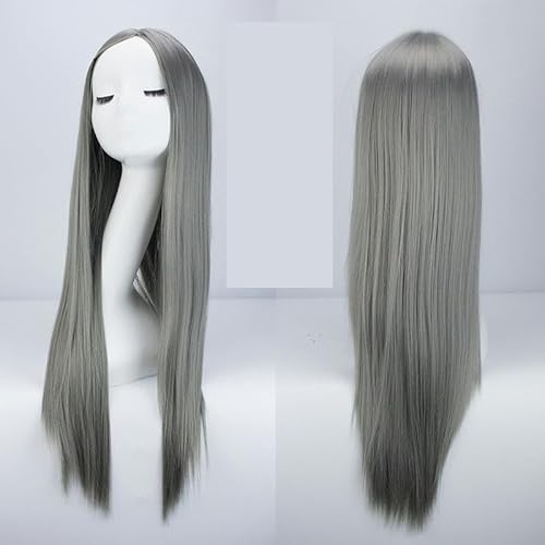 Cos Perücke Damen Langes Glattes Haar Mittelscheitel Pony Perückenset Superlanges Haar Hochtemperaturdraht Cos Perücke Damen Langes Glattes Haar Mittelscheitel Pony Perückenset Superlanges Haar Hochtemperaturdraht von PEKNUX