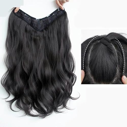 Perückenstück Mit Lockigem Haar Für Frauen Mit Langen Haaren, Nahtloses, Unsichtbares Haarteil, Flauschige, Große Wellen-Simulierte Haarverlängerungen Perückenstück Mit Lockigem Haar Für Frauen Mit Langen Haaren, Nahtloses, Unsichtbares Haarteil, Flauschige, Große Wellen-Simulierte Haarverlängerungen von PEKNUX