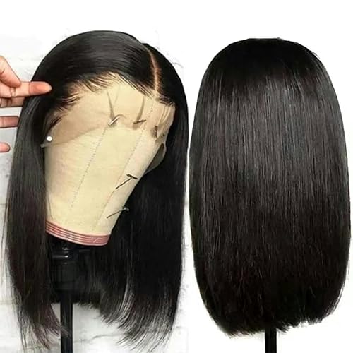 Spitze Vorne Kurze Haare Damen Kurze Glatte Haare Farbverlauf Spitze Bobo Kopf Hochtemperatur-Seidenperücke Spitze Vorne Kurze Haare Damen Kurze Glatte Haare Farbverlauf Spitze Bobo Kopf Hochtemperatur-Seidenperücke von PEKNUX
