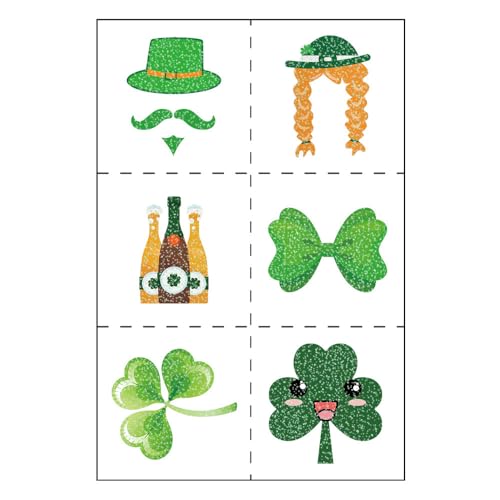 St. Patrick'S Day Party Make-Up-Aufkleber Emoji-Aufkleber von PEKNUX