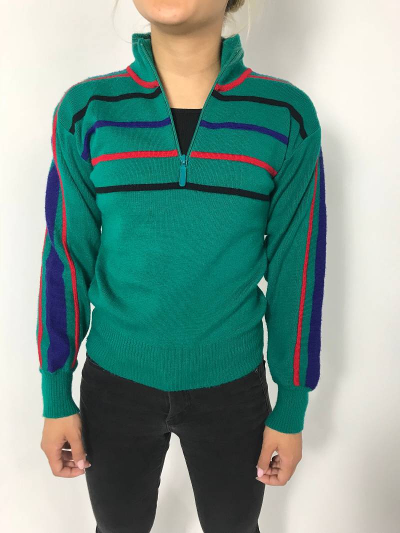 70Er Unisex Gestreifter Pullover von PENAFLORIUM