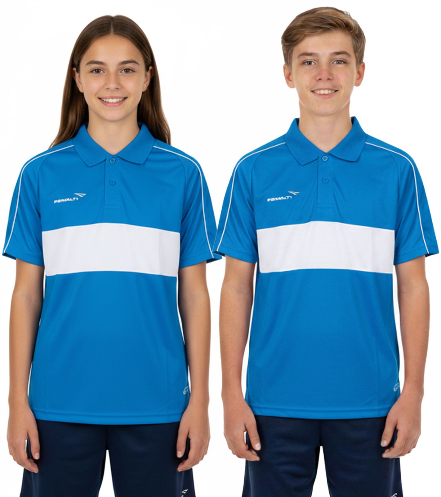 PENALTY Polo Matis Jr Kinder Polo-Hemd aus schnelltrocknendem DRY ON-Material Sport-Shirt 310703-6041 Blau/Weiß PENALTY Polo Matis Jr Kinder Polo-Hemd aus schnelltrocknendem DRY ON-Material Sport-Shirt 310703-6041 Blau/Weiß von PENALTY