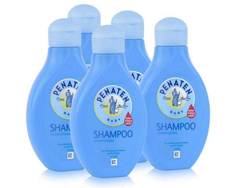 PENATEN Babypflege-Set Penaten Baby Shampoo 400ml - So mild wie pures Wasser (5er Pack) von PENATEN