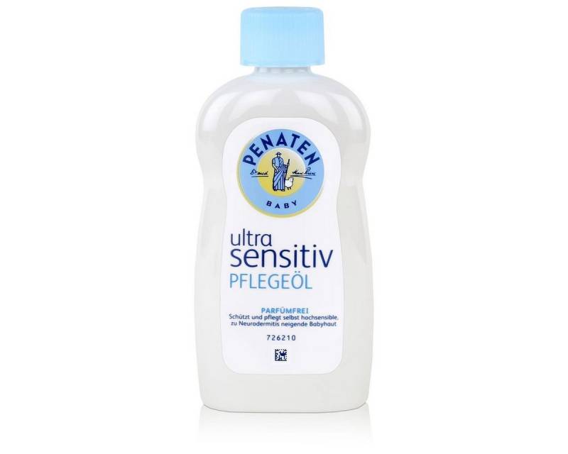 PENATEN Babypflege-Set Penaten Baby ultra sensitiv Pflegeöl 200ml - Parfümfrei (1er Pack) von PENATEN