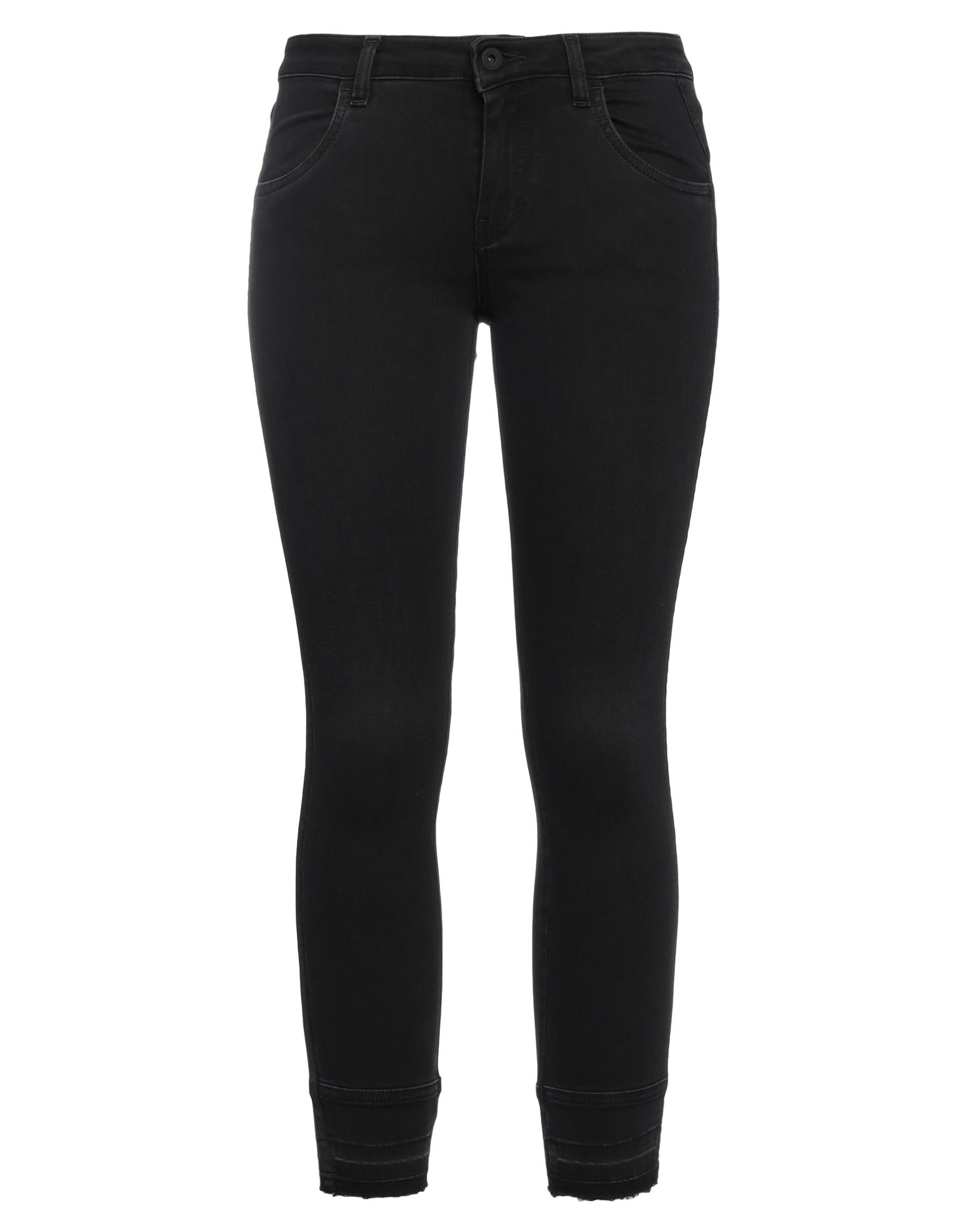 PENCE Cropped Jeans Damen Schwarz von PENCE