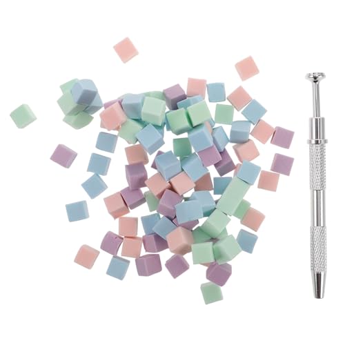 PENIKOKO 1 Maniküre-werkzeugset Wachssiegel Gel-nagelpalette Nagel Stempel Tools Für Nageldesign Gelfarbe Nail-tech-zubehör Schwamm-maniküre-werkzeuge Nagelschwämme Nägelschwämme Kunststoff von PENIKOKO