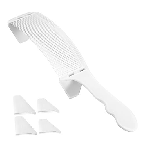 PENIKOKO 1 Satz Curved Hair Cutting Comb für Herren Förmiger Friseurkamm Ergonomisches Design Robustes Material für Präzise Haarschnitte und Styling von PENIKOKO