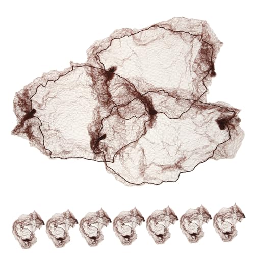 PENIKOKO 10 Stück Teiliges Elastisches Haarnetz für Frauen und Mädchen Unsichtbares Feines Netzgewebe Atmungsaktiv und Dehnbar für Ballett Tanz Pflegeberufe und Professionelle Haarknoten von PENIKOKO