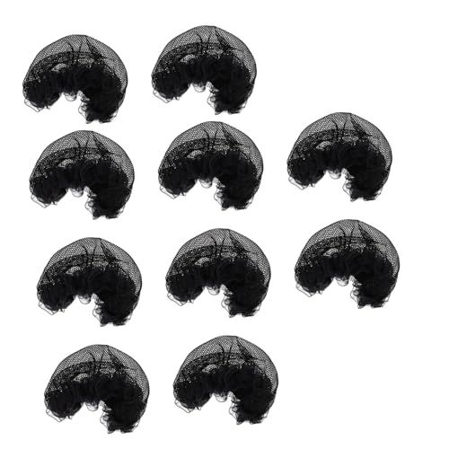 PENIKOKO 10 Stück Teiliges Elastisches Unsichtbares Haarnetz für Damen Haargarnierende Netzhaarnetze Wiederverwendbar für Ballett Sport Bühne und Formelle Anlässe von PENIKOKO