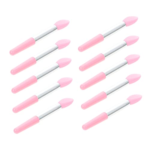 PENIKOKO 10stücke Silikon Lippenstift Applikator Pinsel Für Damen Make-up Kosmetikpinsel Lidschattenpinsel Für Professionelle Anwendung von PENIKOKO