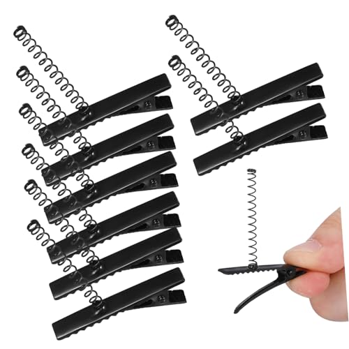 PENIKOKO 100 Stück Haarclips mit Federspange Metall Alligator Klemmen DIY Haaraccessoires für Kreative Kopfschmuckprojekte Kleine Haarschmuck Accessoires für Mädchen von PENIKOKO