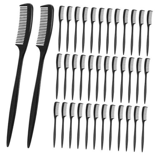 PENIKOKO 100 Stück Mini Wimpernkamm Wimperntrenner und Augenbrauenkamm Schwarz Vielseitiges Beauty Tool für Wimpernpflege Mascara Clump Separator und Styling von Handliches von PENIKOKO