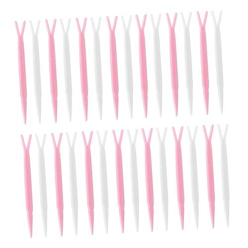 PENIKOKO 100 Stück Y-gabel Für Augenlidaufkleber Doppelte Augenlid Applikatoren Aus Abs Material Zufällige Farben Für Make up Anwendungen Zu Hause Oder Salon von PENIKOKO