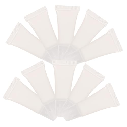 PENIKOKO 10stücke Leere Tuben Lip Gloss Balsam Transparent Kosmetische Mini Behälter Mit Pvc Tube Und Pp Deckel Geeignet Für Lippenstift Creme Und Mehr von PENIKOKO