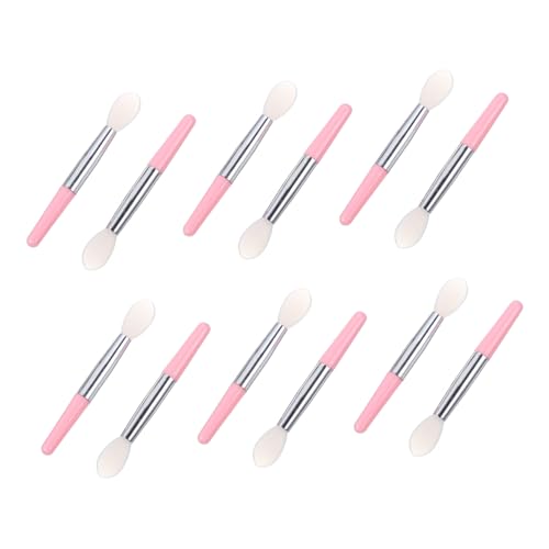 PENIKOKO 12 Stück Silikon Lippenpinsel für Präzises Lippen Make Up Tragbar für Damen für Lippenmasken und Lippenstift von PENIKOKO