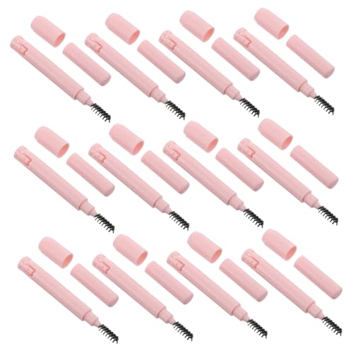PENIKOKO 12 Stück Teiliges Augenbrauenstift-verlängerer mit Doppelseitigem Design und Bürste Passend für Augenbrauenstifte Langlebig Hygienisch Leicht für Unterwegs von PENIKOKO