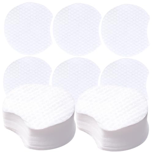 PENIKOKO 1200 Stück Halbmond Form Abschminkpads aus Vliesstoff Sanfte Gesichtspads für Make Up Entfernung Nass und Trocken Verwendbar Fusselfreie Kosmetikpads für Frauen und Mädchen von PENIKOKO