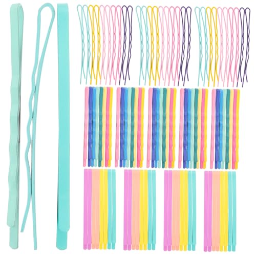 PENIKOKO 140 Stück Teiliges Bunte Haarklammern aus Metall Candy Color Bobby Pins Stilvolle Form Vielseitiger Haarschmuck für Damen und Mädchen für Party Alltag und Reisen von PENIKOKO