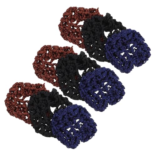 PENIKOKO 15stücke Strick-dutt-abdeckungen Aus Seide Elastische Haarnetze Für Ballett Unsichtbare Dutt-netze Für Frauen Atmungsaktive Haaraccessoires Für Krankenschwestern Und von PENIKOKO