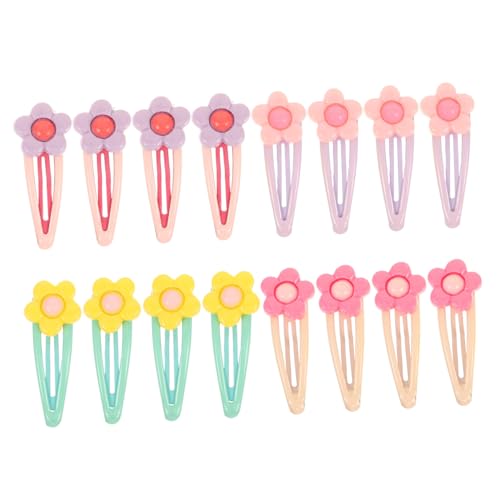 PENIKOKO 16 Stück Teiliges Bunte Candy Farben Haarspangen für Mädchen und Frauen Süße Koreanische Kleine Blüten Haarklammern Vielseitige Ästhetische Styling Accessoires für Altersgruppen von PENIKOKO