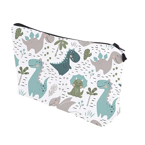 PENIKOKO Dinosaurier Druck Make Up Tasche Tragbare Kosmetiktasche Multifunktionale Handtasche für Damen Klein Outdoor Reiseorganizer PENIKOKO Dinosaurier Druck Make Up Tasche Tragbare Kosmetiktasche Multifunktionale Handtasche für Damen Klein Outdoor Reiseorganizer von PENIKOKO