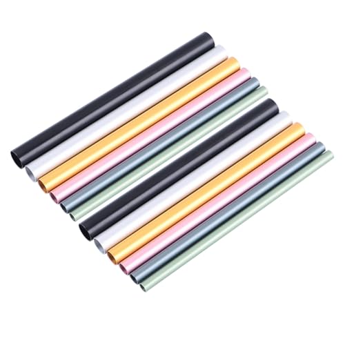 PENIKOKO 2 Satz Nagelkunst Formstäbe Metallrohre C curve Rods Nageltips Shaping Sticks Maniküre Werkzeug für Frauen zur Fixierung von Acryl UV gelnägeln Langlebig für French Nails von PENIKOKO