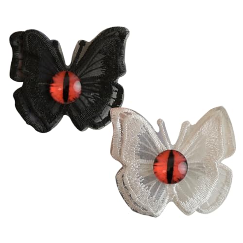 PENIKOKO 2 Stck Gothic Haarspangen Punk Stil Eyeball und Schmetterling Design Robuste Clips für Frauen Langlebig Vielseitig für Alltag Party Foto Ceremonie PENIKOKO 2 Stck Gothic Haarspangen Punk Stil Eyeball und Schmetterling Design Robuste Clips für Frauen Langlebig Vielseitig für Alltag Party Foto Ceremonie von PENIKOKO