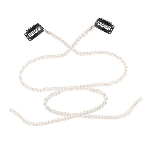 PENIKOKO 2 Stck Perlen Haarschmuck Ketten Teilig für Flechtfrisuren Dekorative Haarketten mit Modischem Design Langlebig und Sicher Eleganter Haarschmuck für Damen bei Hochzeiten und PENIKOKO 2 Stck Perlen Haarschmuck Ketten Teilig für Flechtfrisuren Dekorative Haarketten mit Modischem Design Langlebig und Sicher Eleganter Haarschmuck für Damen bei Hochzeiten und von PENIKOKO