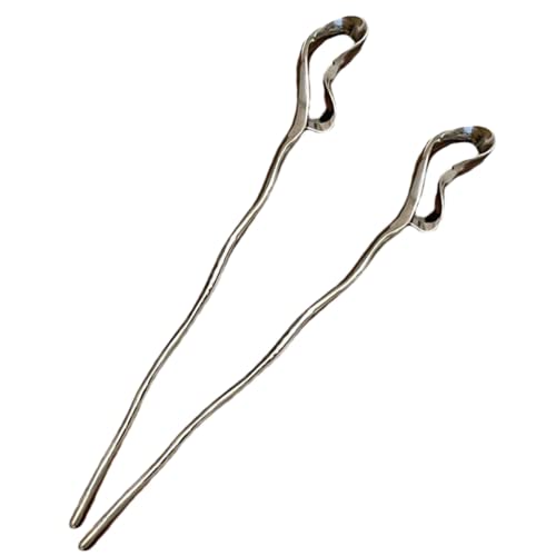 PENIKOKO 2 Stck Teiliges Haarschmuck Metall Haarnadeln Irreguläre Form Chinesische Haarstäbe Haarforken für Damen DIY Frisuren Zubehör PENIKOKO 2 Stck Teiliges Haarschmuck Metall Haarnadeln Irreguläre Form Chinesische Haarstäbe Haarforken für Damen DIY Frisuren Zubehör von PENIKOKO
