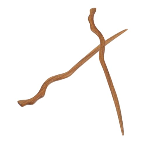 PENIKOKO 2 Stück Antike Holz haarstäbchen Elegante Chinesische Haarnadeln für Frauen Vintage Haarschmuck Dekorative Haarschmuckstücke für Traditionelle Frisuren und Festlichkeiten von PENIKOKO