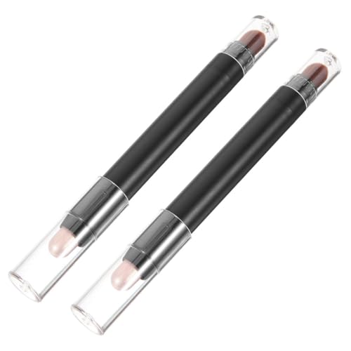 PENIKOKO 2 Stück Doppelseitiger Lidschattenstift Frauen Wasserfest Leicht zu Verblenden Natürlicher Glanz Tragbar für Vielseitiges Augen make up bei Verschiedenen Anlässen von PENIKOKO