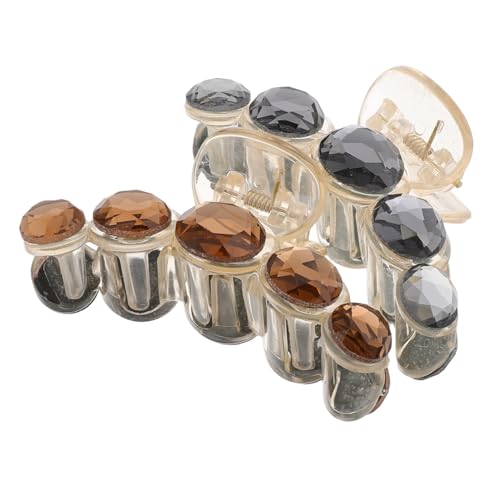 PENIKOKO 2 Stück Große Haarklammern mit Funkelnden Kristallen Modischer Haarschmuck für Damen und Mädchen Langlebige Strass haarspangen Komfortabel und Stabil für Dickes Haar Stilvolle von PENIKOKO