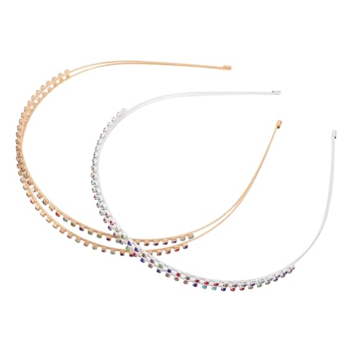 PENIKOKO 2 Stück Layer Haarreif Braut Haaraccessoires mit Glitzersteinen für Hochzeiten Partys und Täglichen Gebrauch PENIKOKO 2 Stück Layer Haarreif Braut Haaraccessoires mit Glitzersteinen für Hochzeiten Partys und Täglichen Gebrauch von PENIKOKO